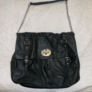 Big leather Buddha purse